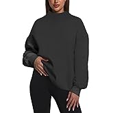 Kottke Womens Oversized Sweatshirts Turtleneck Pullover Long Sleeve Hoodies Tops Fall Fashion Outfits Clothes