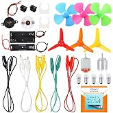 Sntieecr STEM Electric Circuit Motor Kit,Science Experiment Educational Kit | Montessori Learning Kits Set for Kids DIY STEM Engineering Project,Christmas Gift for Kids, Back to School Gifts for Student