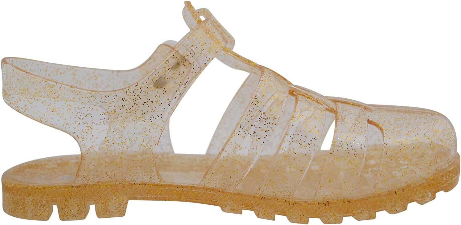 Children's/Kids/Girls Glittery Summer/Garden/Beach/Holiday Jelly Shoes/Sandals