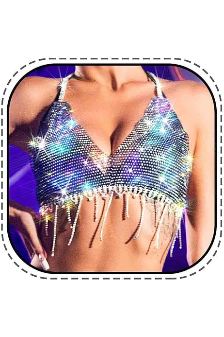 Brasier Traje De BaÃ±o Lentejuelas Brasier Dorado Lentejuelas