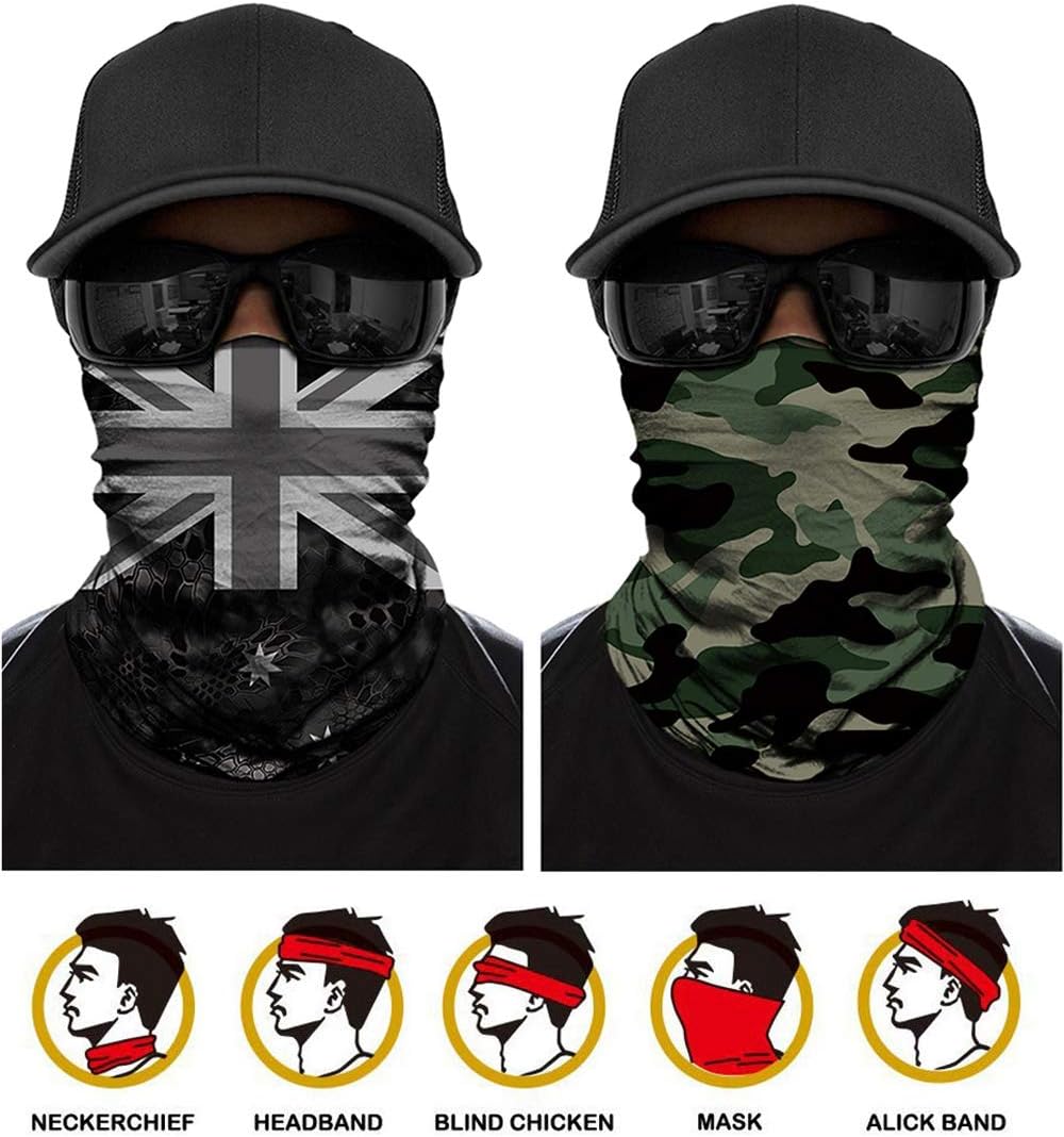 Bandanas Headband - Sport Outdoor Headband Skull Face Multifunctional Motorcycling Headwear