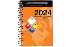 Labelmaster 2024 Emergency Response Guidebook (ERG) Spiral Bound, Pocket Size, Guide to Help When Responding to Transportation Emergencies Involving Hazardous Materials