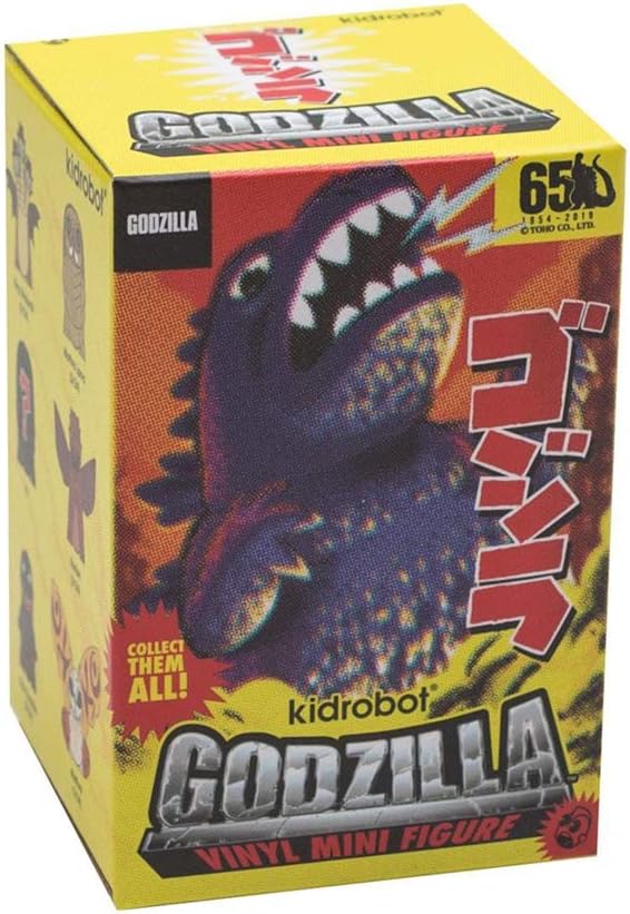 Kidrobot Godzilla Vinyl Figures 8 cm Display (1) Mini Standard