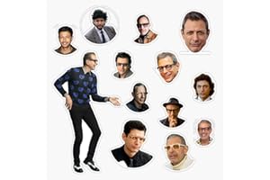 VISION GRAPHICS Magnet The Many Looks Of Jeff Goldblum - Magnet Vinyl Decal Sticker 5"