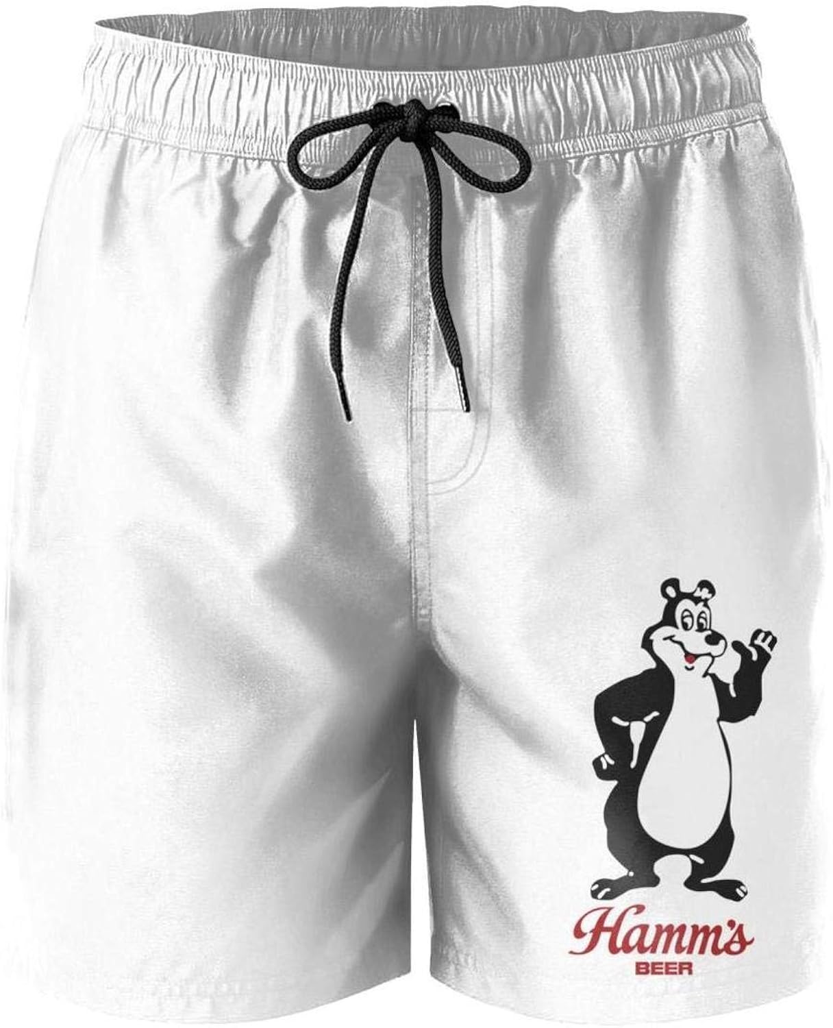 CAEEKER Men Swim Trunks Hamm'sBeerSign Shorts Active Sports Quick
