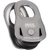 Petzl, OSCILLANTE, Ultra-Lightweight Emergency Pulley, Gray