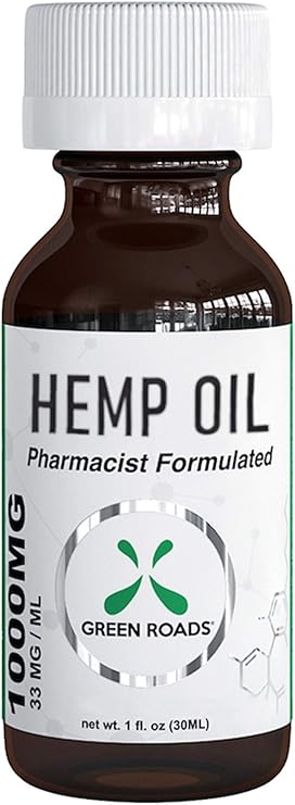 Amazon Com Hemp Oil Drops Green Roads World 1000mg 100 Natural Extract Anti Anxiety And Anti Stress Health Personal Care