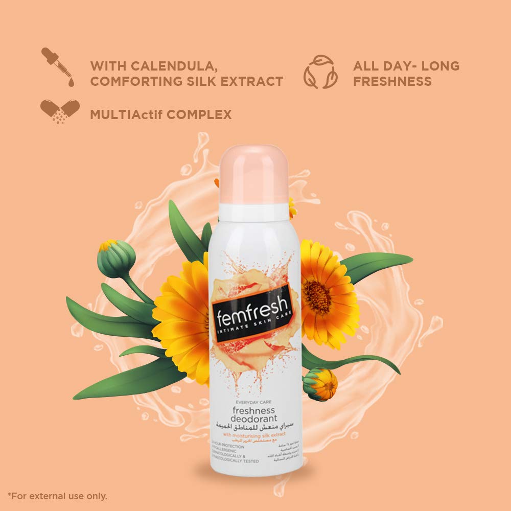 Femfresh 125ml Feminine Freshness Deodorant Spray by Femfresh : Beauty