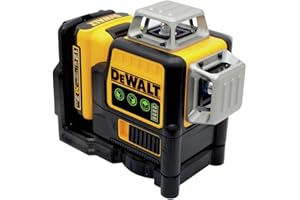 DEWALT 12V MAX Laser Level, Green Line Laser, 3-Way, 360 Degree Professional Laser with Durable Carrying Case, Cordless/Rechargeable (DW089LG)