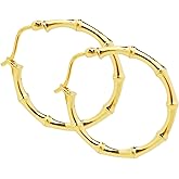 ToHeart Silver Gold Hoop Earrings for Women Lightweight 14K Gold Earrings Hypoallergenic Gold Huggie Earrings