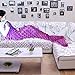 Mermaid Tail Blanket Handmade Crochet Knitting Sofa Bed Blanket Soft Living Room Sleeping Bag for Adult Teens Kids Christmas Gift (Rainbow - Pink)