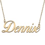 HUAN XUN Customized Custom Simple Any Name Necklace