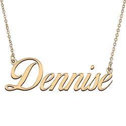 HUAN XUN Customized Custom Simple Any Name Necklace