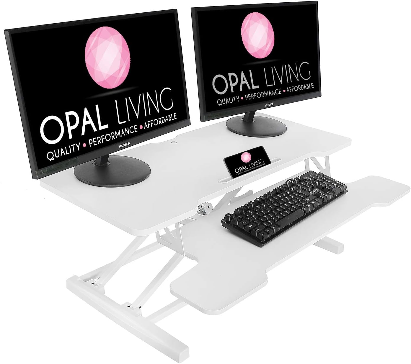 Adjustable Desk Stand Up Desk 32 inch Monitor Mount Computer Stand Ergonomic computer