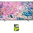 SAMSUNG QN50Q60BAFXZA Q60B 50 inch QLED 4K Quantum Dual LED HDR Smart TV Bundle with Premium 4 YR CPS Enhanced Protection Pack