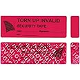 100Pcs Tamper Evident Security Void Stickers1x3 inch Red No Transfer No Damage to Protected Item Tamper Proof Labels Safety Torn up Invalid Seals Tape