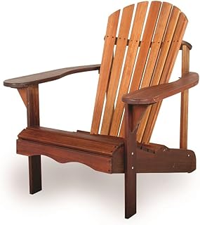 Adirondack Gartenstuhl, aus exklusivem Mahagoni Hartholz, geölt, Edelstahlverschraubungen