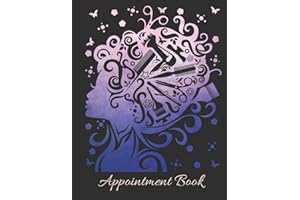 Appointment Book: Hair Salon Appointment Books for Salons Hair Stylists or Other Business Undated 52 Weeks Monday to Sunday with 8AM - 8PM Times Daily ... Schedule 15 Minute Increments, 8.5" x 11"
