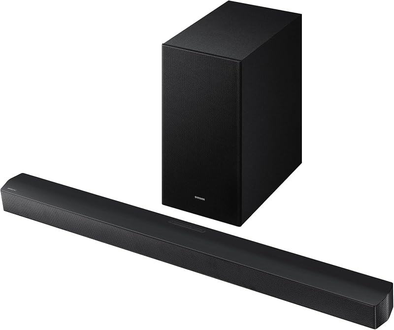 SAMSUNG HW-B650F/ZF Barra de som com Dolby Adio/DTS Virtual: X 3.1ch, modo de jogo, som inteligente, conexão Bluetooth múltipla, cor preta