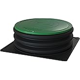 Aero-Stream AS-R10 Septic Tank Riser Kit, 23.5" Diameter x 10" Tall | Heavy-Duty High-Strength Polymer Construction, No More Digging, Complete Kit, Fits Many Concrete Septic Systems, USA Made