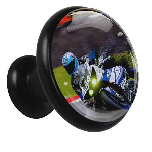 Schrankknöpfe und zieht Motorrad Blau Bücherregal Knöpfe Runde Möbel
