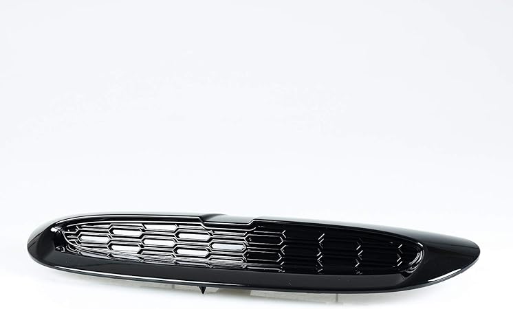 Amazon ミニクーパーs Jcw F54 F55 F56 F57用 14 光沢グロスブラック ボンネットダクトカバー フードベント ダクトカバー 交換タイプ ステアリング ハンドル 車 バイク