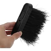 Zerodeko Fireplace Brush Replacement Head 2 Pack Black | Plastic and Sisal, Dense Bristles, 9.50X8.50X3.00cm/3.73X3.34X1.18in, for Fireplaces and Fire Pits