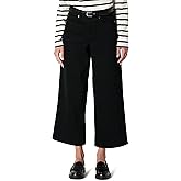 Amazon Essentials Women's High-Rise Wide Leg Crop Jeans