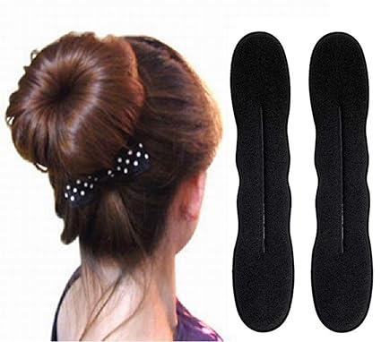 Lumanuby 2pcs Magic Sponge Hair Styling Bun Maker Twist Curler