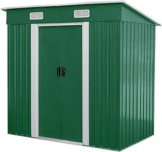 Amazon.com: Outdoor Storage Shed 4X6FT, Horizontal
