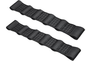 RDFUN Door Strap for Jeep Wrangler,Door Check Straps for Jeep TJ JK JKU JL JLU,Heavy Duty Adjustable Door Limit Strap for Jeep Wrangler,Black,2Pcs