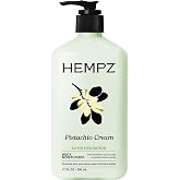 Hempz Pistachio Body Lotion, Moisturizing Body Care for Dry Skin, 17 oz | A 48 hour hydrating &amp; nourishing formula with a scent blend of nutty pistachio, coconut and vanilla.