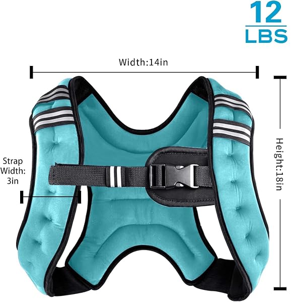 HENKELION WEIGHTED VEST WEIGHT VEST FOR MEN WOMEN KIDS WEIGHTS INCLUDED, BODY WEIGHT VESTS ADJUSTABLE FOR RUNNING, TRAINING WORKOUT, JOGGING, WALKING