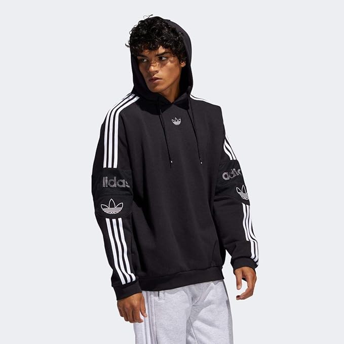 adidas team signature trefoil hoodie
