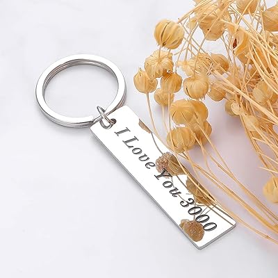 Buy I Love You 3000 Keychain For Girlfriend Boyfriend Dad Mom Birthday Gifts From Daughter Son Iron Man Inspired Gift For Husband Wife Boys Girls Wedding Anniversary Christmas Presents For Her Him