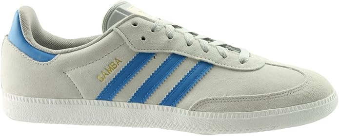 grey adidas samba trainers