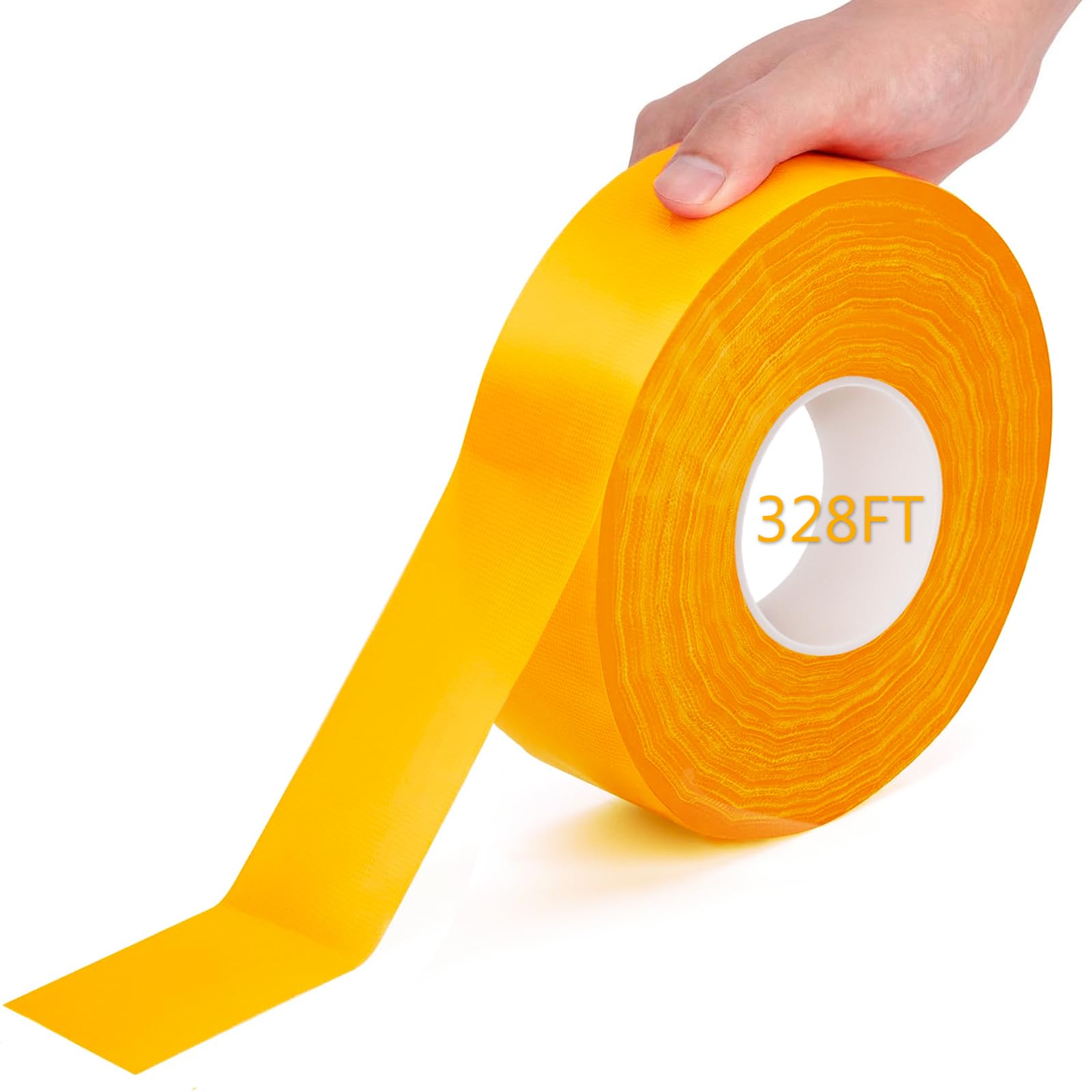 Photo 1 of AEXHOT 328FT Pickleball Court Marking Kit Orange Temporary Pickleball Court Lines Tape for Badminton, Tennis, Basketball, Pickleball Court Marking (Yellow)lpnpmej7323024
