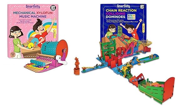Smartivity Music Machine & Dominoes for Boys & Girls ages 8,9,10,11+ year old, STEM, Learning,