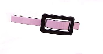Wardani Tortoiseshell French Clip Barrette Small Buckle Rectangle Shape Handmade In France 2 Tone 555 Pink Beauty Amazon Com