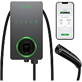 Autel Level 2 Home Smart EV Charger NACS, Up to 50Amp, Hardwired 240V EV Charge Station, Indoor/Outdoor Car Charging Station, Flexible 25-Foot Cable, Compatible with Tesla