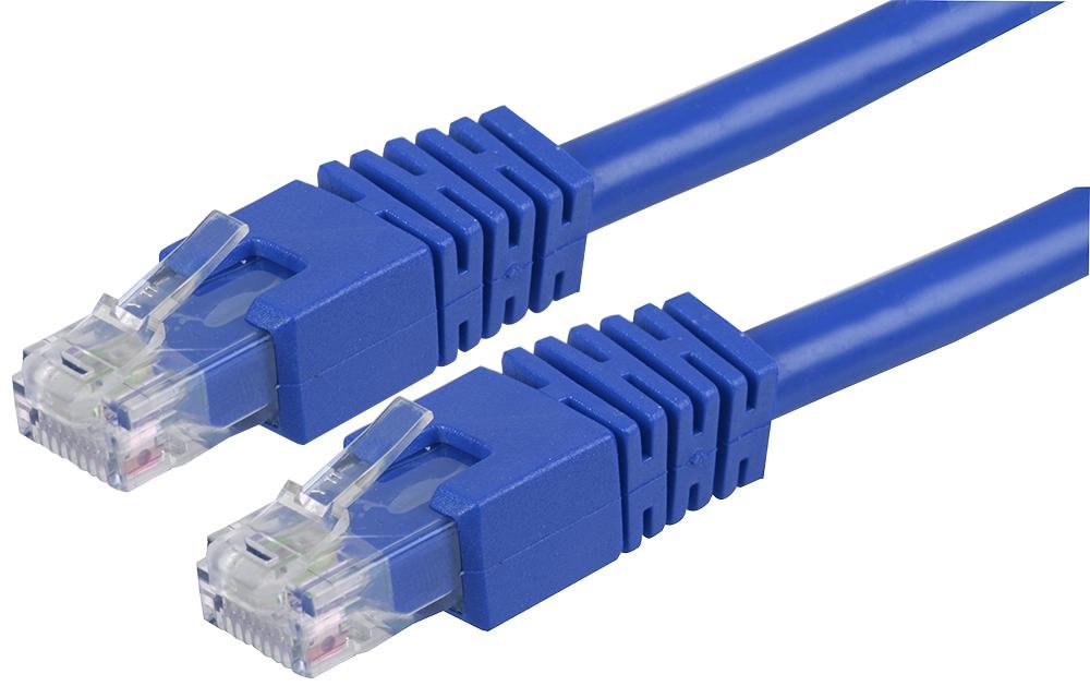 Pro Signal PS11186 RJ45 Male to Male Cat6 UTP Ethernet Patch Lead, 15m, Blue