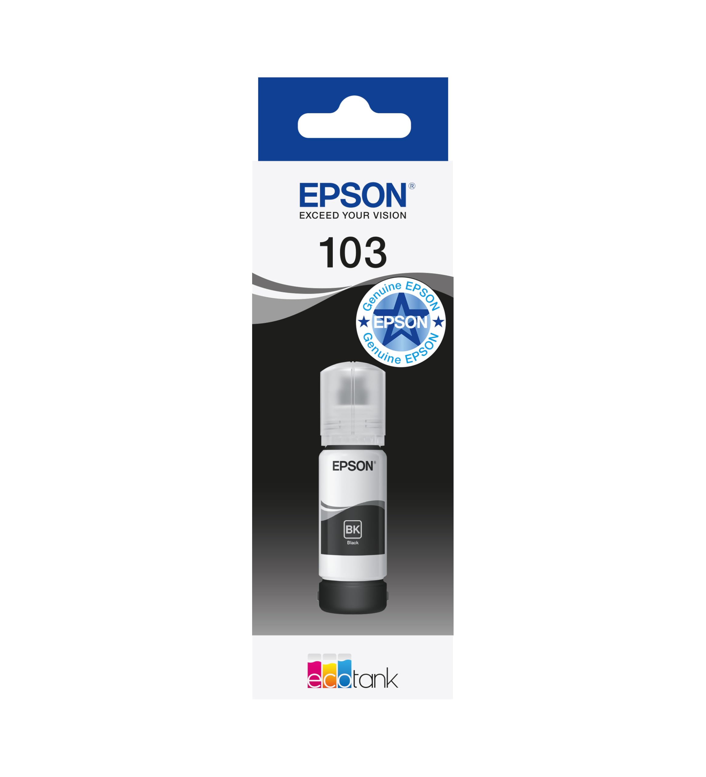 Epson Cartouche d'encre Ecotank 103 65ml (Noir),black