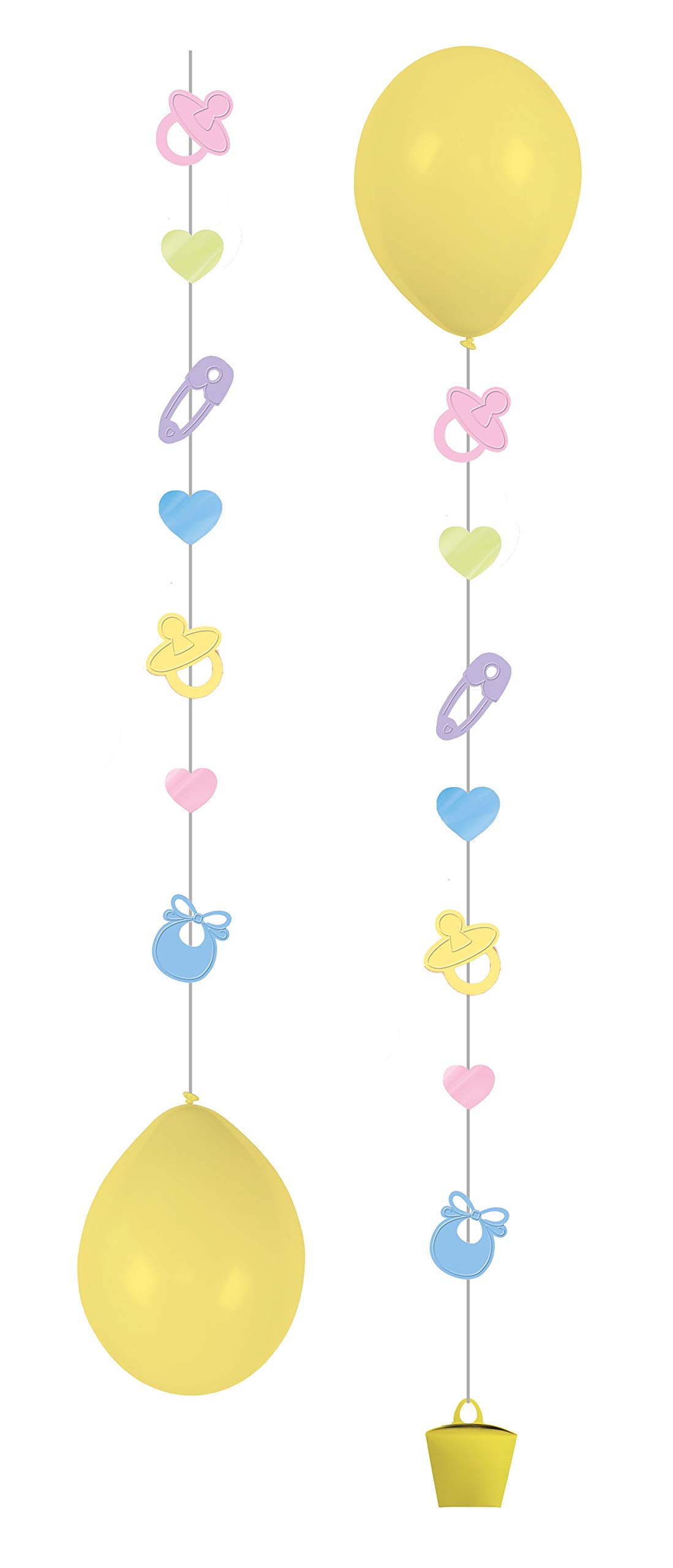 amscan 9902239 Baby Balloon Pendant Set