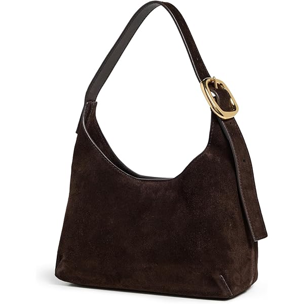 Madewell Women's Suede Sun Stud Shoulder Bag, Aged Cognac