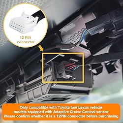 FitDVR Dash Cam Power Adapter (12pin), Compatible