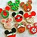 Cookie Cutters Set - Cookie Cutters Mini Geometric Shapes Cookie Cutters, Vegetable Shape Cutters for Kitchen, Baking, Halloween & Christmas,12 Pcs (1)