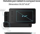 HUION Inspiroy H640P Drawing Tablet with Battery-Free PW100 Stylus 8192 Levels view 2