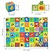 MACIK PlayingMat+6 soft blocks for baby Toy SET+Book-teether-rattle-crinkle-squeak- Baby teething toys infant toys 3-6 months Baby stacking toys 9 month baby toys Newborn toys baby Soft toys Chew toys