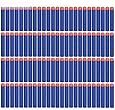 StillCool 100pcs 7.2cm Refill Foam Bullet Darts for Nerf N-strike Elite Series Blasters Kid Toy Gun(blue)