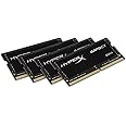 HyperX Kingston Technology Impact 32GB Kit (4x8GB) 2400MHz DDR4 CL15 260-pin SODIMM for Laptop HX424S15IBK4/32